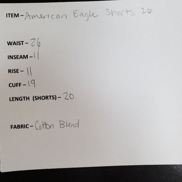 American Eagle Classic Cargo Shorts Men's Size 26 Tan Active Flex - Picture 6 of 7